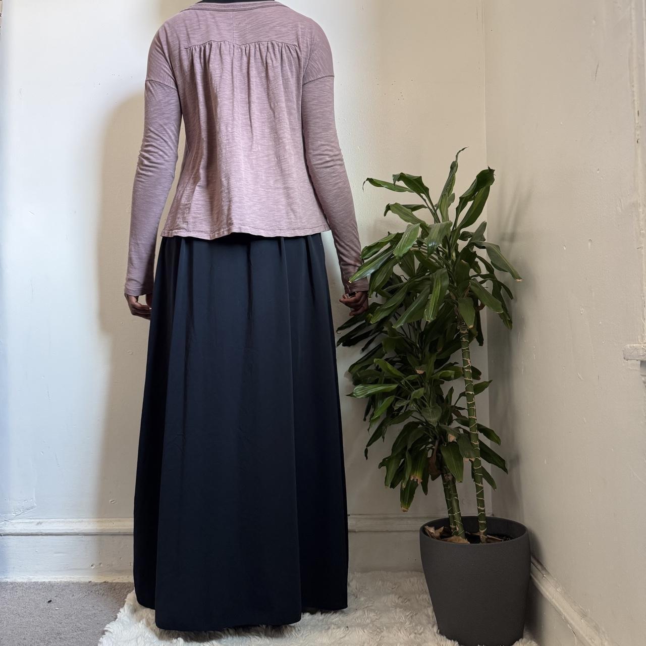 We The Free Babydoll Top Mauve Boho Swing Peplum Long Sleeve fits like M