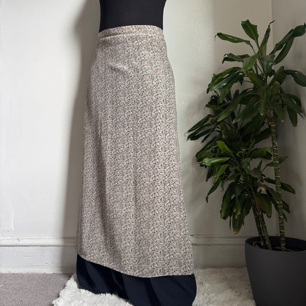 90s fairycore Ditsy Floral Maxi Skirt Sz M