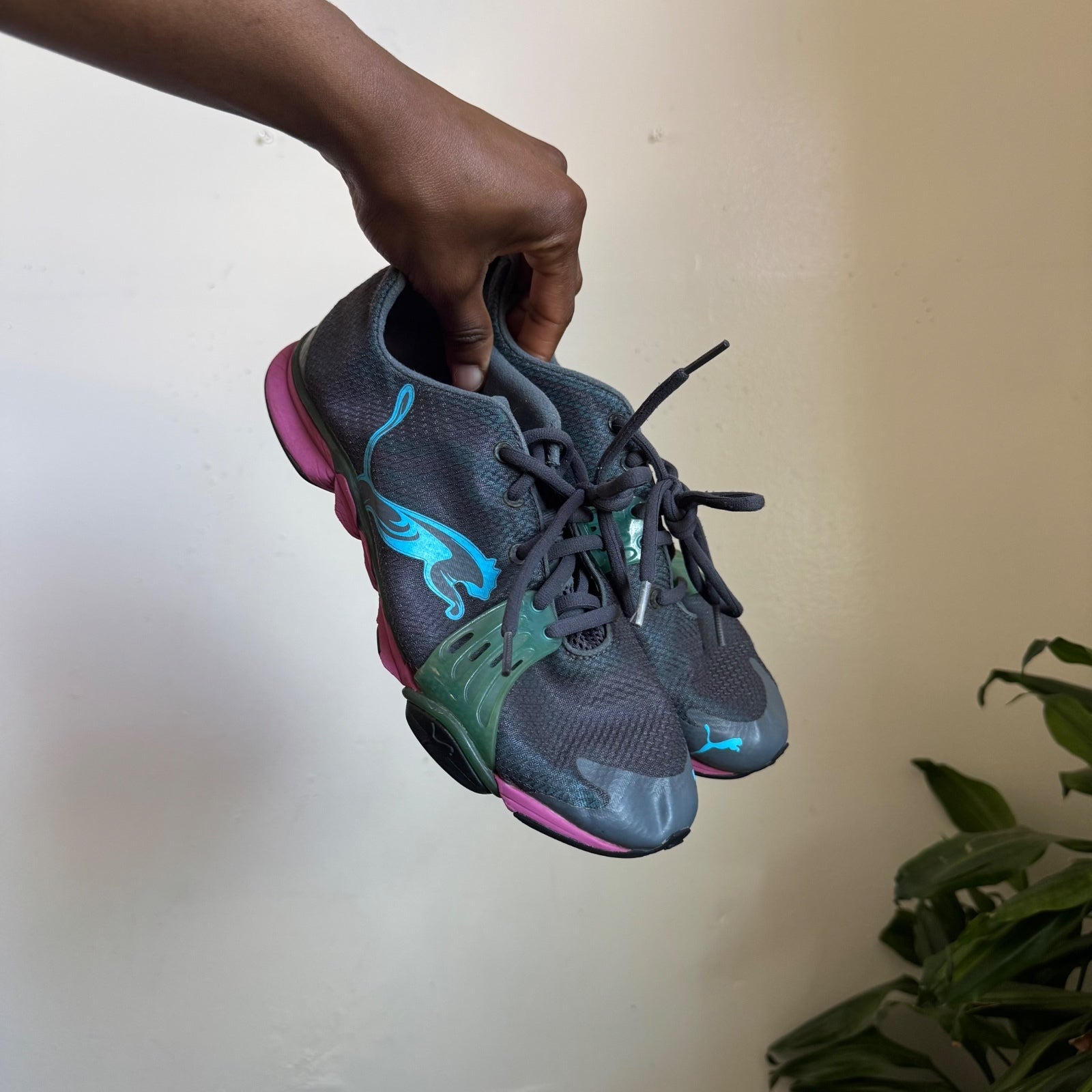 Puma Sport Trail Runner gorpcore sneakers women’s US 8