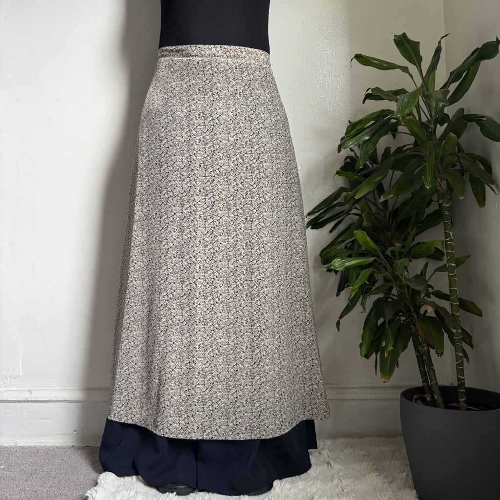 90s fairycore Ditsy Floral Maxi Skirt Sz M
