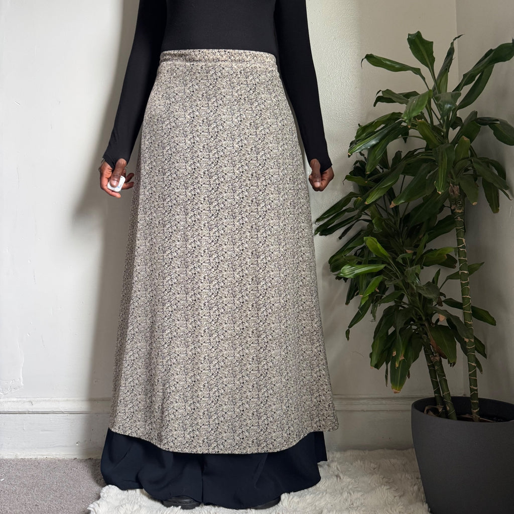 90s fairycore Ditsy Floral Maxi Skirt Sz M