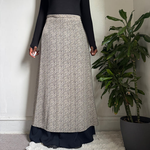 90s fairycore Ditsy Floral Maxi Skirt Sz M